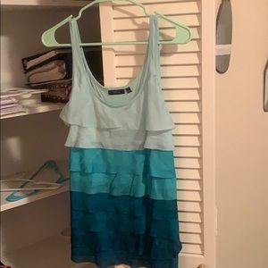 Multi Green dressy tank